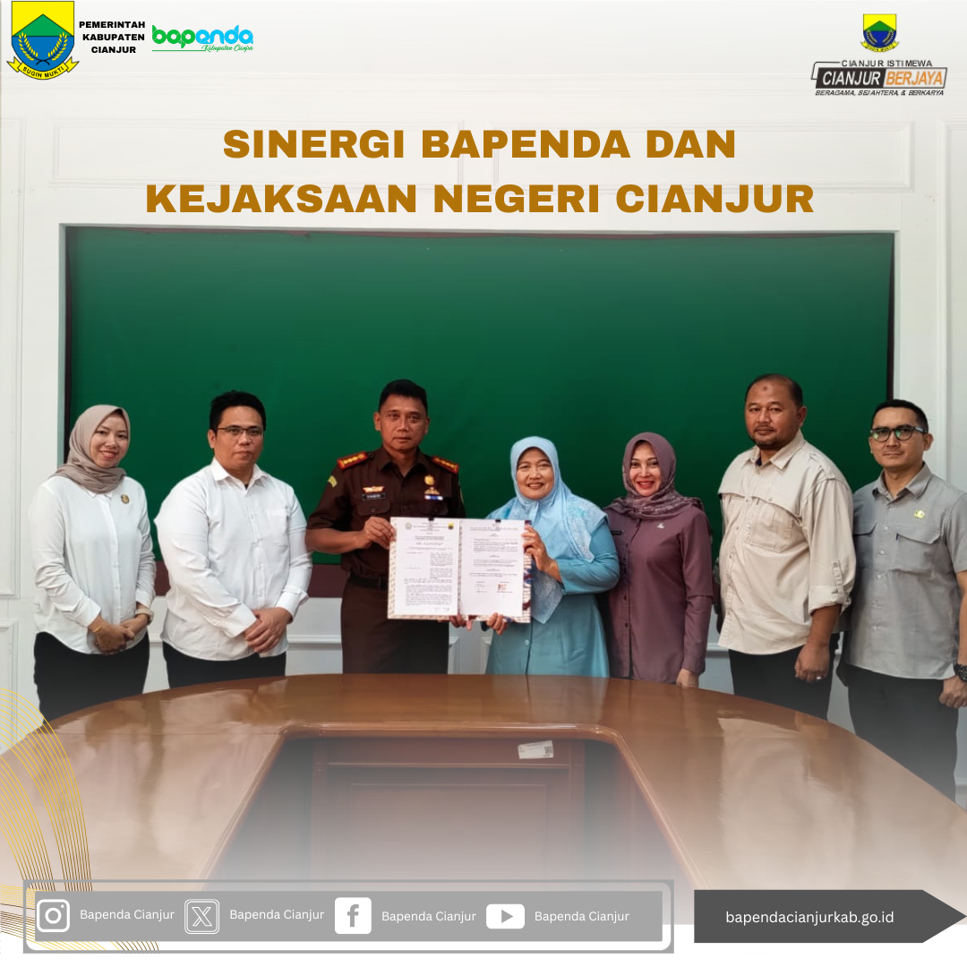 BAPENDA DAN KEJAKSAAN NEGERI CIANJUR BERSINERGI 